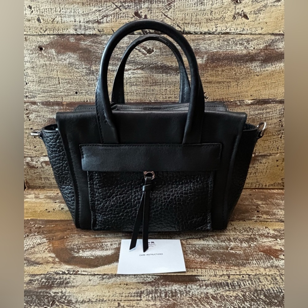 Coach Bleeker Leather Mini Riley Carry All        *Read description*